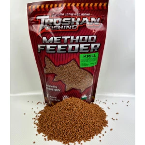 Krill 2mm Method Feeder Пелети Troshan Fishing - 600gr