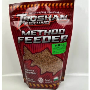 Krill 2mm Method Feeder Пелети Troshan Fishing - 600gr