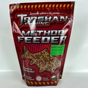 Mango & Sweet Corn 4mm Method Feeder Пелети Troshan Fishing - 600gr