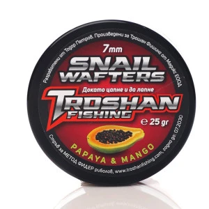 Papaya & Mango 7mm - Snail Wafters Troshan Fishing