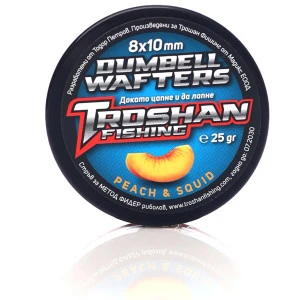Peach & Squid 8х10mm - Dumbell Wafters Troshan Fishing