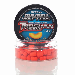 Peach & Squid 8х10mm - Dumbell Wafters Troshan Fishing