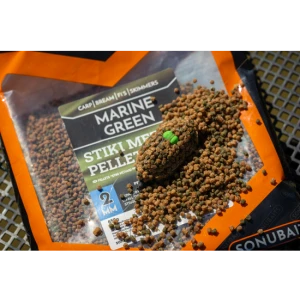 Пелети SONUBAITS Marine Green Stiki Method Pellets - 4mm