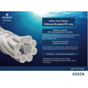 Плетено Влакно Gosen Guidus PE X 9 - 150м Зелено