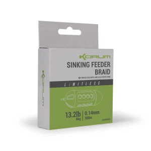 Плетено влакно Korum Limitless Sinking Feeder Braid - 300м