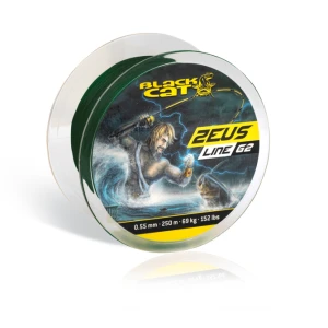Плетено влакно за сом 400m Black Cat Zeus Line G2 Green