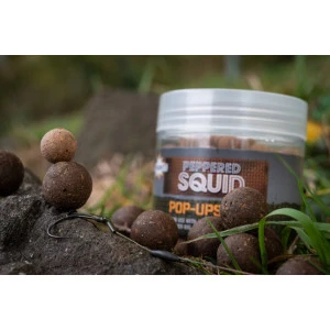 Плуващи топчета DB Peppered Squid Foodbait Pop-Ups 15мм