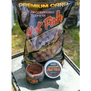 Протеинови топчета FilStar Premium Carp - Hot Fish 20мм