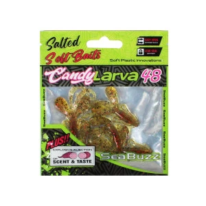 Силикон SeaBuzz Candy Larva 4.8см - 5бр Различни варианти