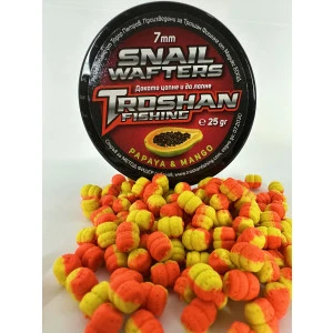 Snail Wafters Troshan Fishing - Papaya & Mango 7mm