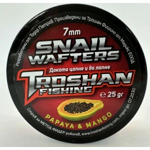 Snail Wafters Troshan Fishing - Papaya & Mango 7mm