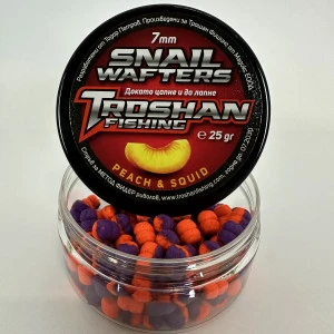 Snail Wafters Troshan Fishing - Peach & Squid 7mm