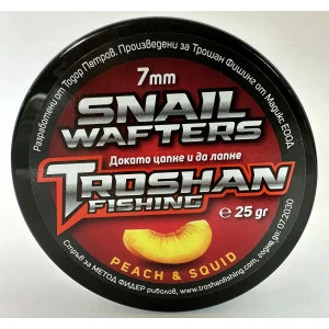 Snail Wafters Troshan Fishing - Peach & Squid 7mm