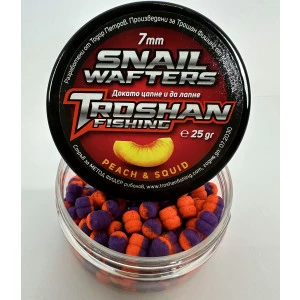 Snail Wafters Troshan Fishing - Peach & Squid 7mm
