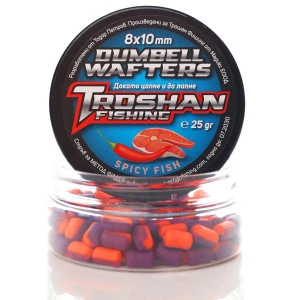 Spicy Fish 8х10mm - Dumbell Wafters Troshan Fishing