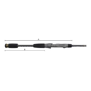 Спининг въдица Filstar - Black Shadow JIG, 2.13 m, 7-21 g, черна