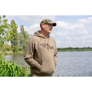 Суитшърт KORUM Classic Barbel Hoodie - Мряна
