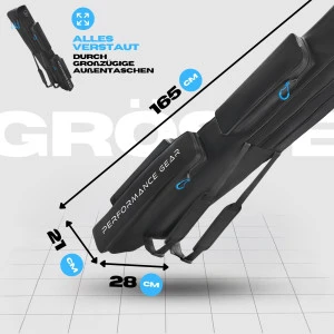 Троен Калъф Pro Tackle Rod Case - Strike 3-Rod 160см