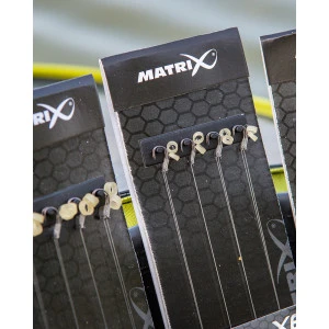 Вързани Куки Matrix X6 Carp Pellet Rigger 10cm с Ринг