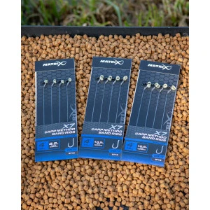 Вързани куки Matrix X7 Carp Method 10cm Band Rigs