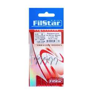 Вързани куки за метод фидер F1201R - с Плетено Влакно