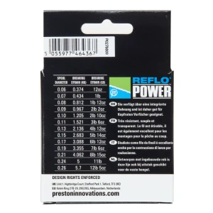 Влакно за Поводи PRESTON Reflo Power -100м